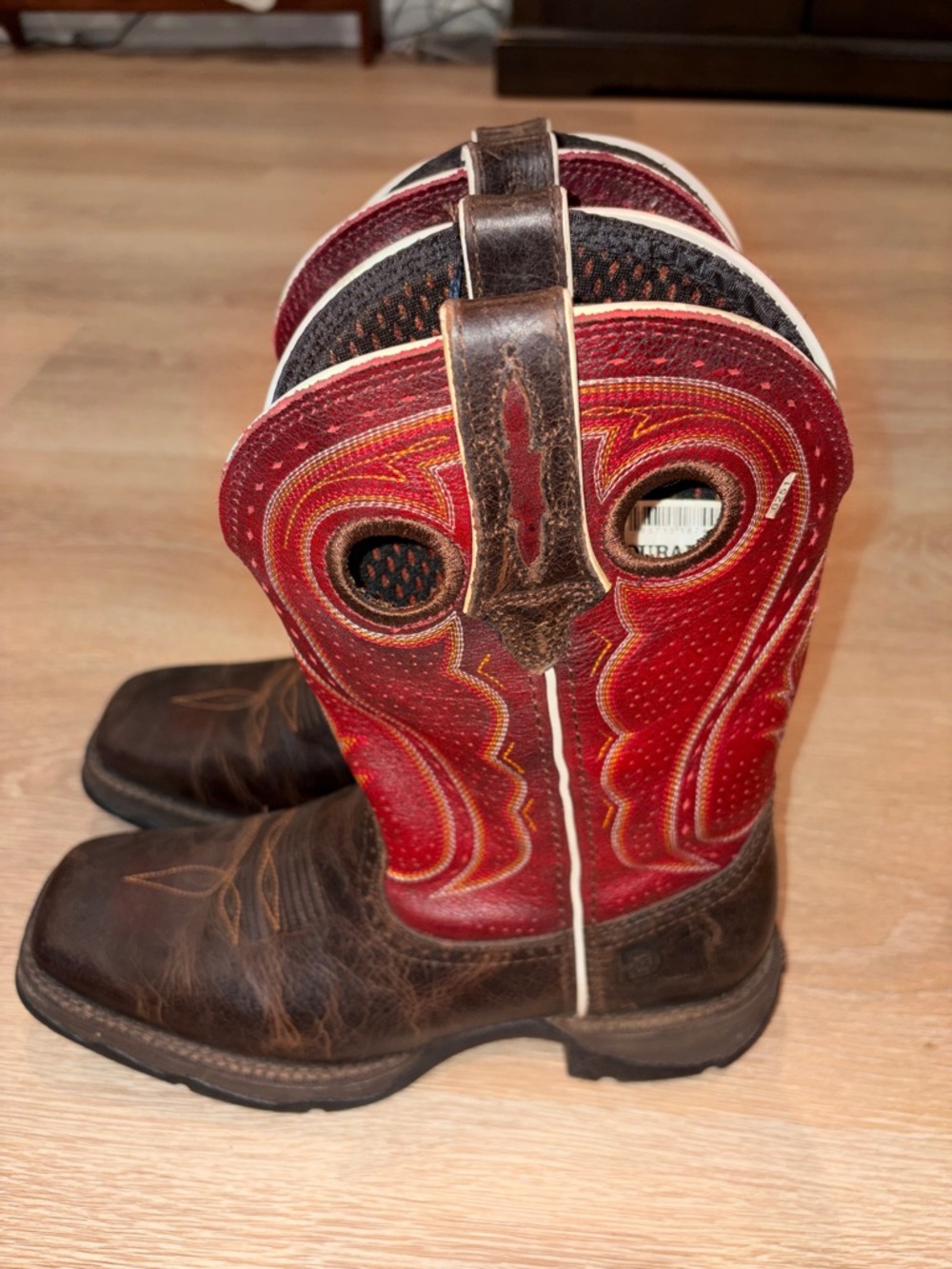 Durango boots red Women's Heeled Western boots - Picture 3 of 6